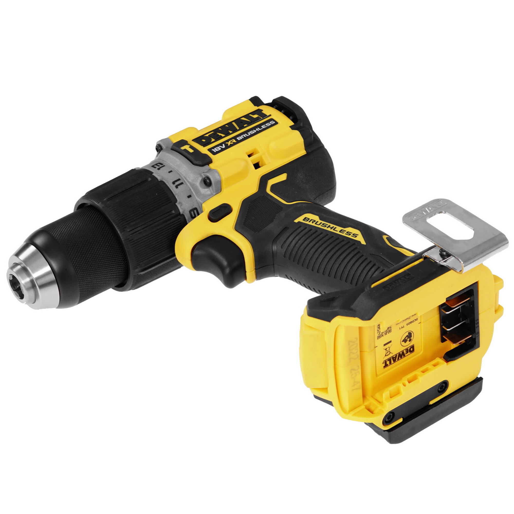 Дрель-шуруповерт DeWalt DCD805NT   , Без ЗУ, Без АКБ 5437931 STDN-0095096 - Вид №5