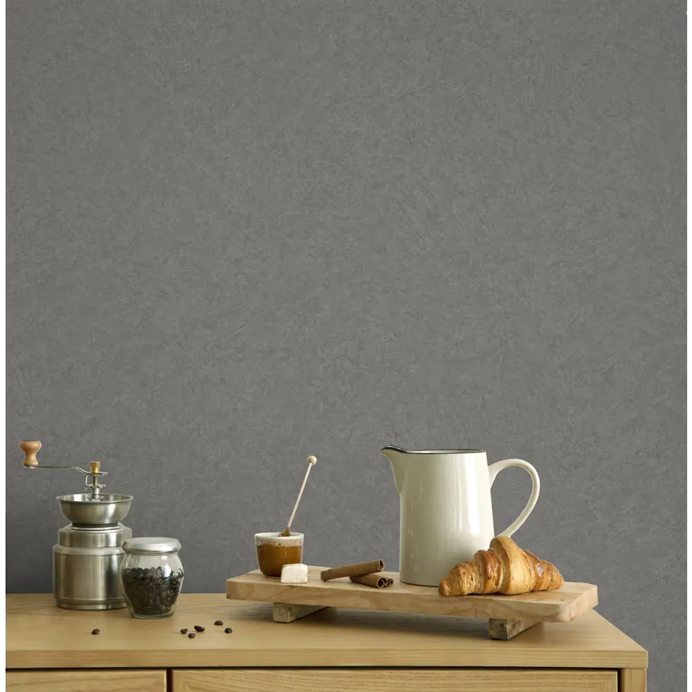 Обои флизелиновые Wallsecret Caffe серые 1.06 м 168473-09 89231640 STLM-2073149 - Вид №4