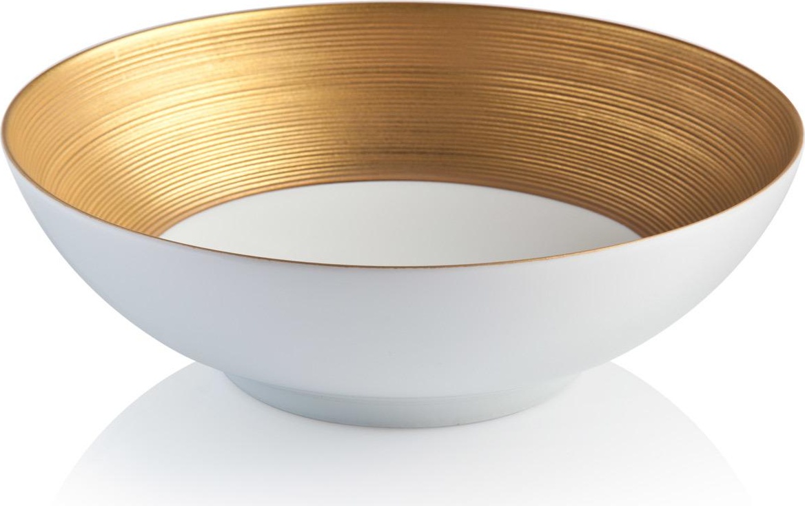 60624 JL Coquet Салатник малый 17см "Хемисфер" (золотой) Фарфор 