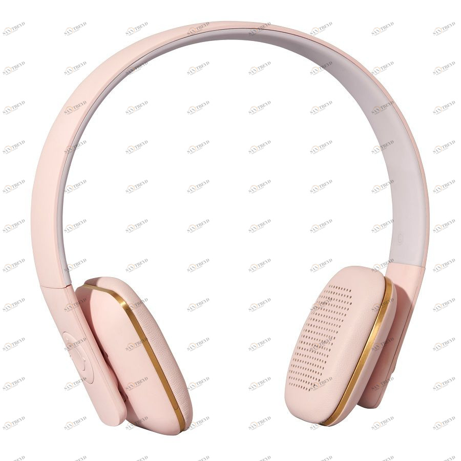 Наушники беспроводные aHEAD светло-розовые KREAFUNK KFSS06