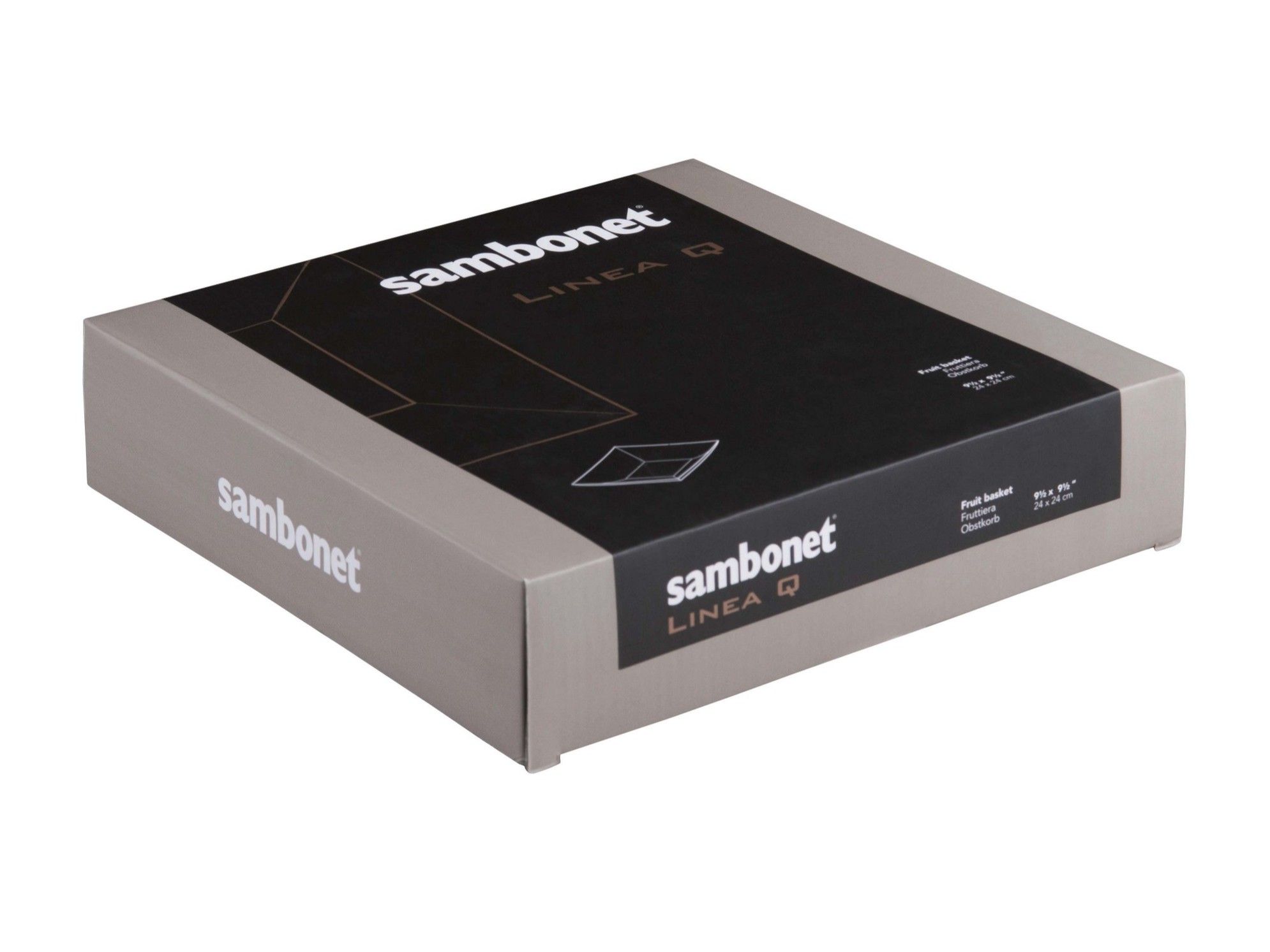 Квадратная тарелка из нержавеющей стали Sambonet линия Q ARCH-00065724 - Вид №4