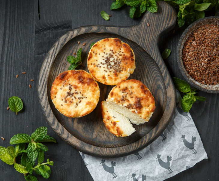 6226 Сырники с семенами чиа и льна без сахара Вкусляндия 