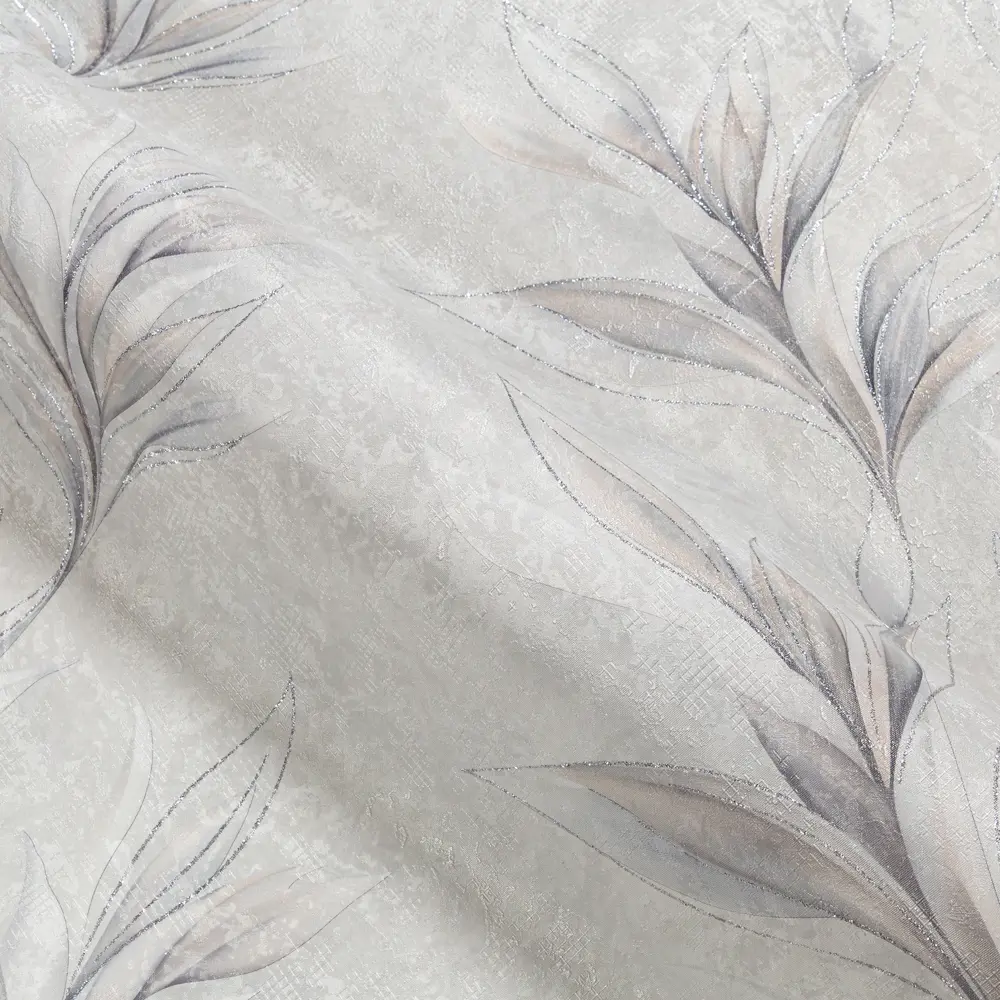 Обои флизелиновые Palitra Life Dora светло-серые 1.06 м PL72619-24 STLM-2164285 - Вид №2