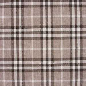 Ткань мебельная «CHECK» ширина 140 см цвет бежевый