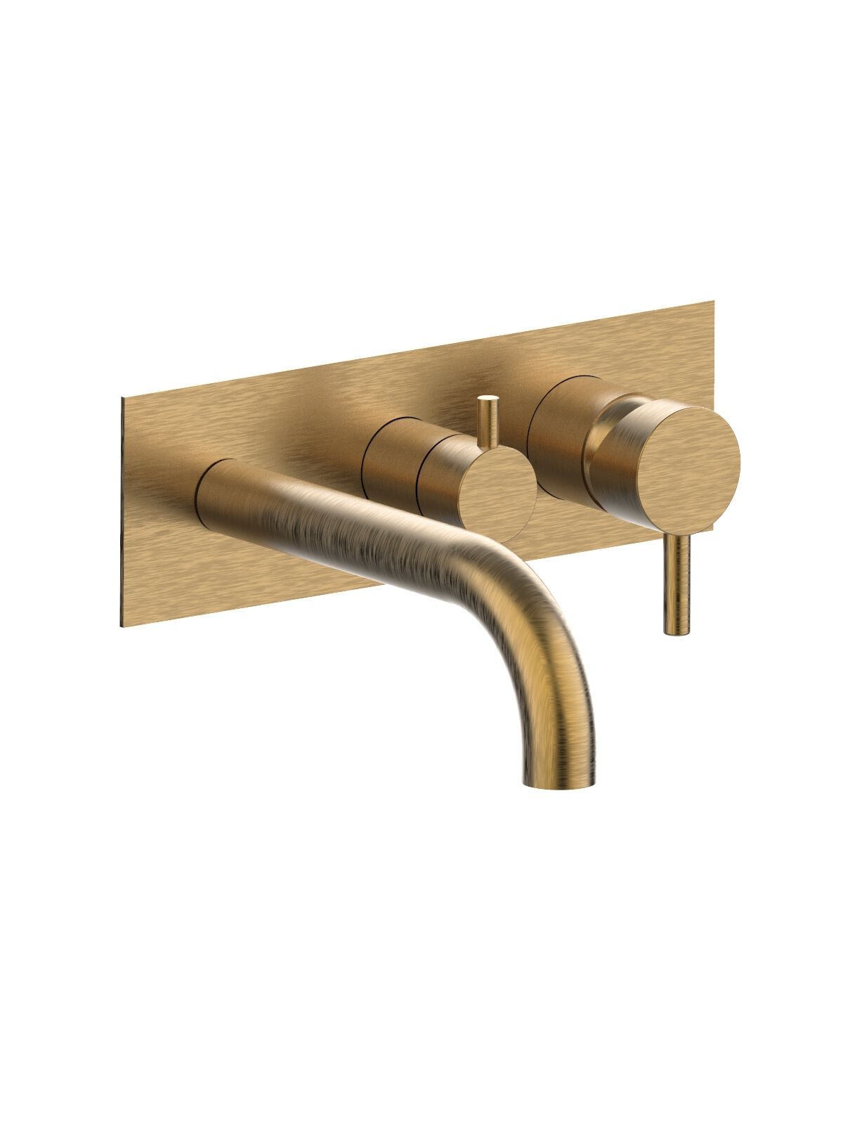 Однорычажный настенный смеситель для ванны с плитой Rubinetterie Frattini отдельная эстетика ARCH-00089970 - Вид №5