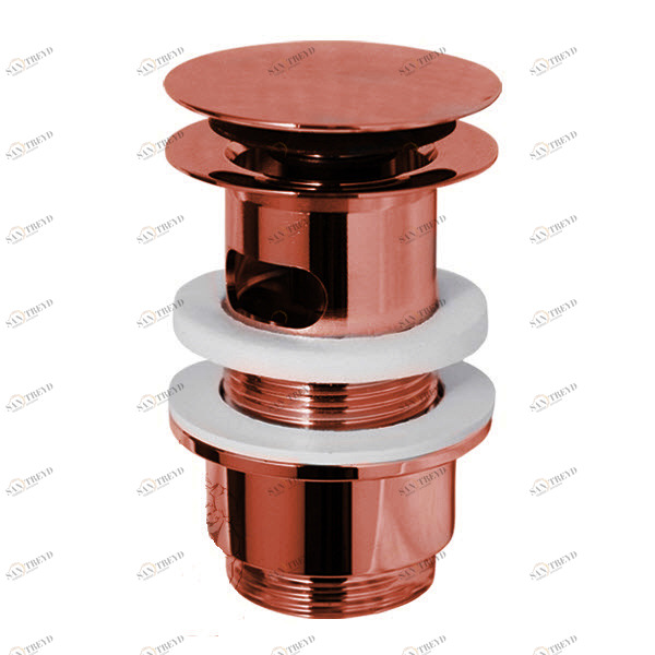 Донный клапан MIGLIORE с переливом ML.RIC-10.106.RA - медь, 'клик-клак' 