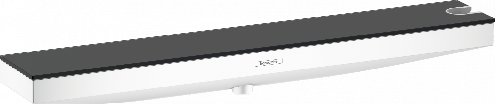 25034700 Rainfinity Digital Настенная розетка Porter 500 с держателем для душа и полкой для душа справа Hansgrohe 