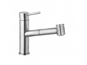 44851F860 кухонный однорычажный смеситель DN 15 KLUDI STEEL нержавеющая неполированная сталь
