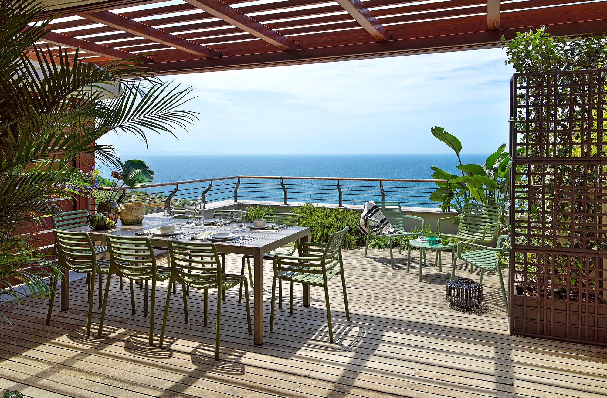 Штабелируемый стул из полипропилена с подлокотниками Nardi Doga ARCH-00038527 - Вид №12