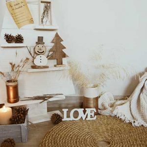 NS503 Древесная сосна Dekoraniaevents Navidad Белый