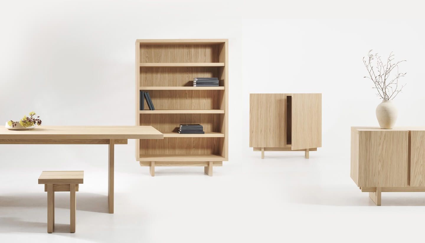 Книжный шкаф из шпона True Design Essence ARCH-00056800 - Вид №3