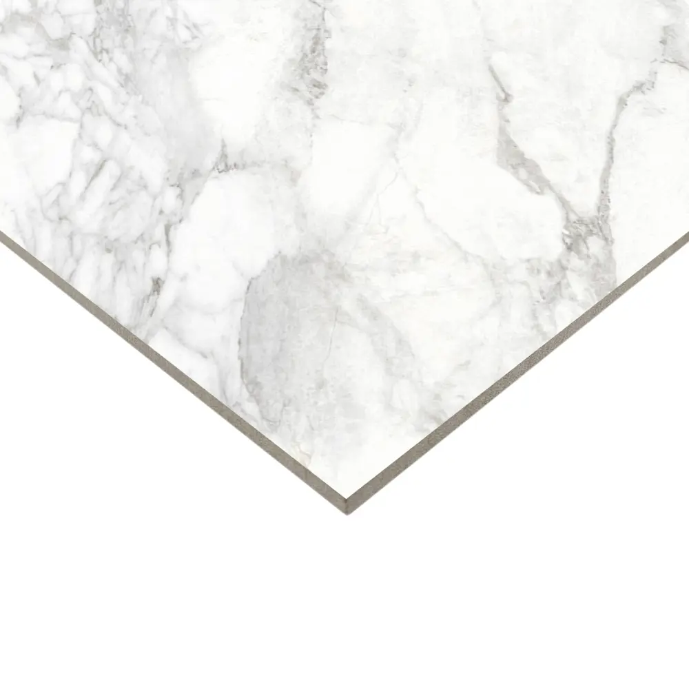 Глазурованный керамогранит Alma Ceramica Authentic 07 60x60 см 1.8 м² матовый цвет белый STLM-2181696 - Вид №3