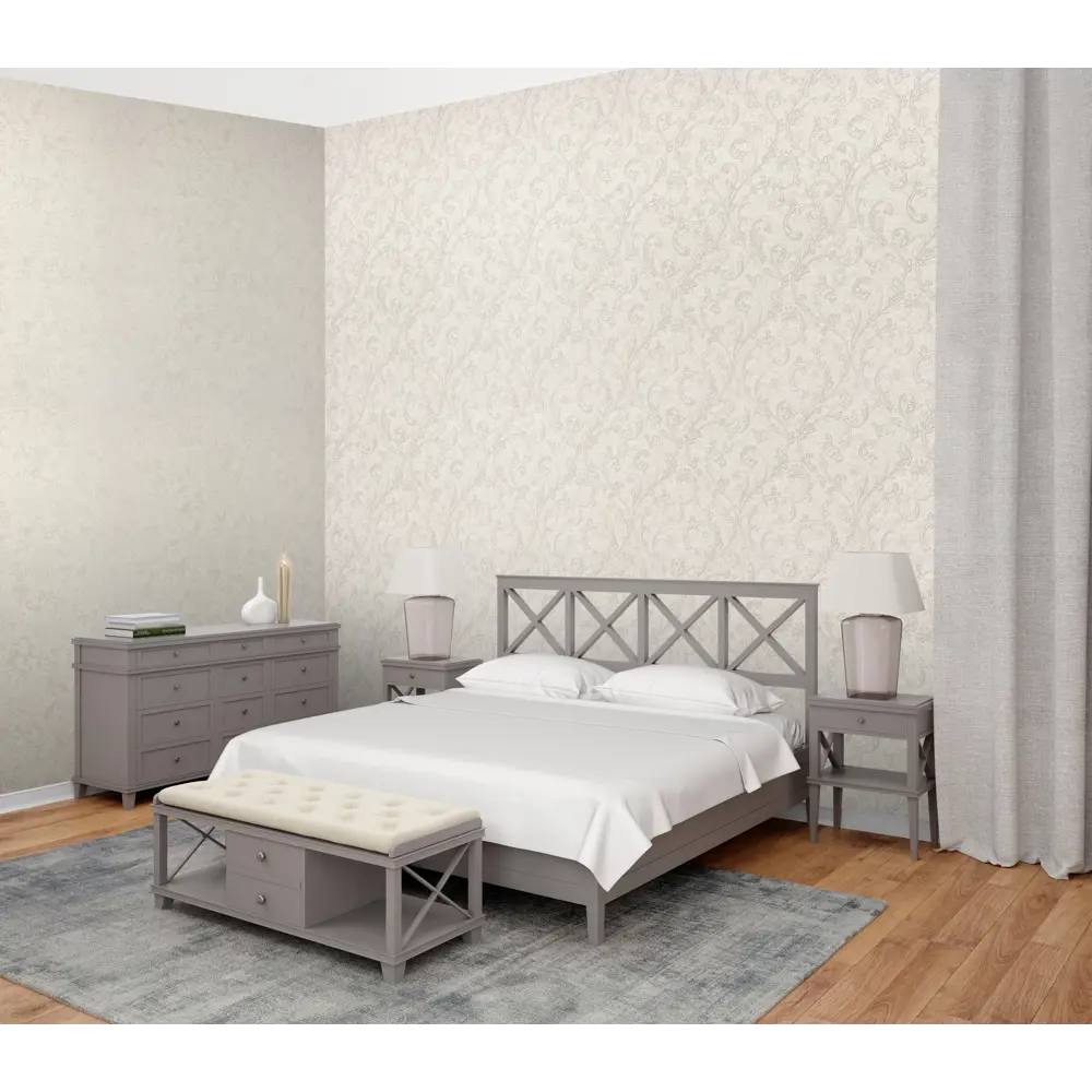 Обои флизелиновые Startdeco Магдалена бежевые 1.06 м 989326 STLM-2081513 - Вид №3