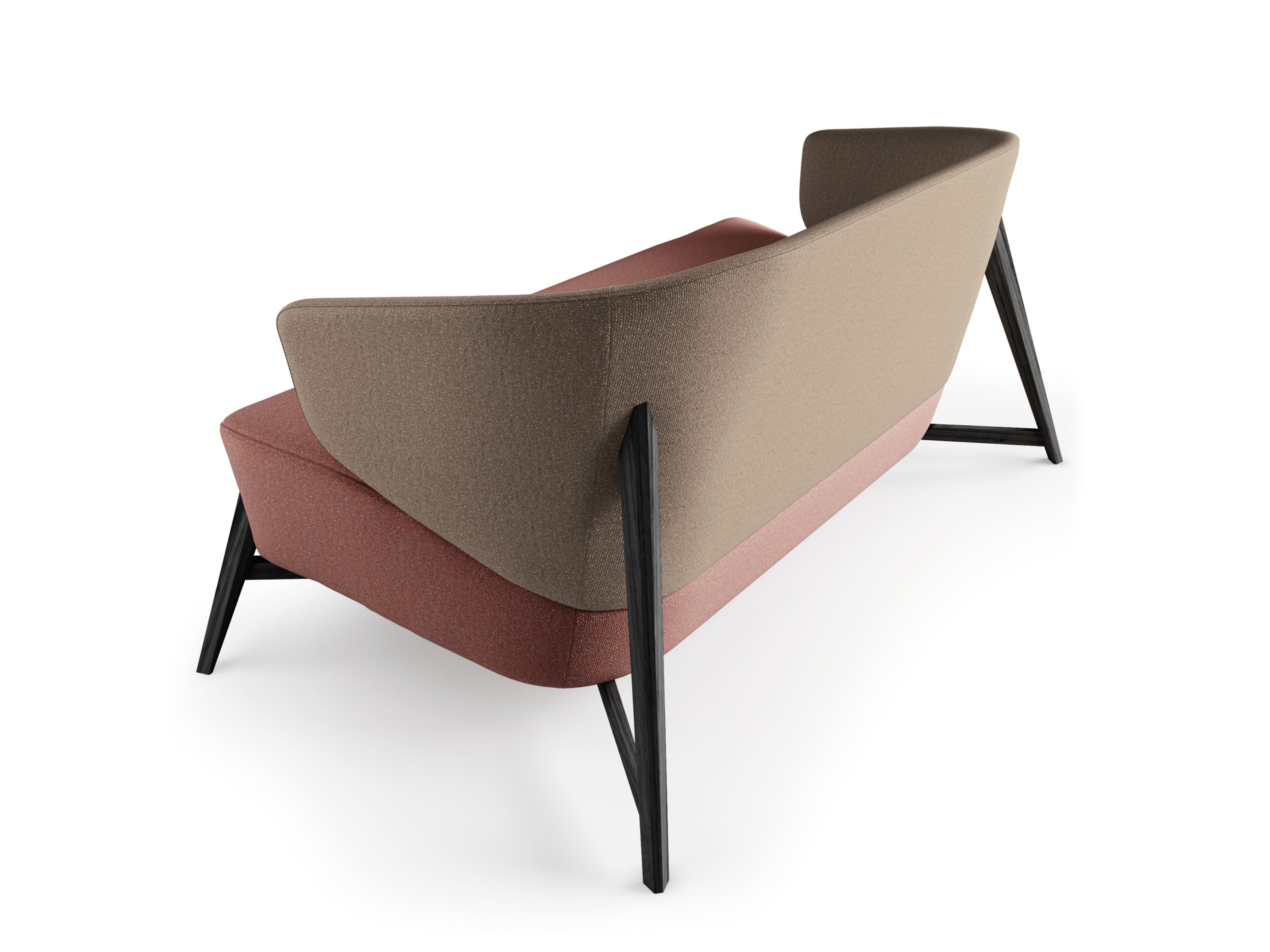 Диван из ткани и кожи Innova Imbottiti Арсенал ARCH-00028242 - Вид №1