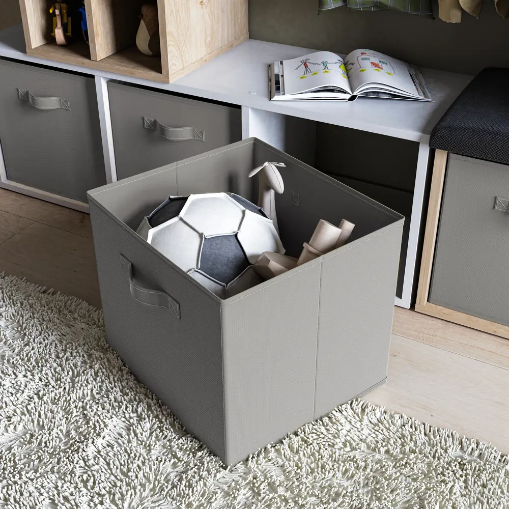 Spaceo Granit — складной короб для систем хранения 31×31×31 см 81990626