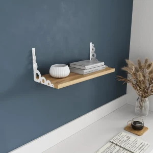 Утилитарный кронштейн Невада 2x18 см нагрузка до 15 кг цвет белый