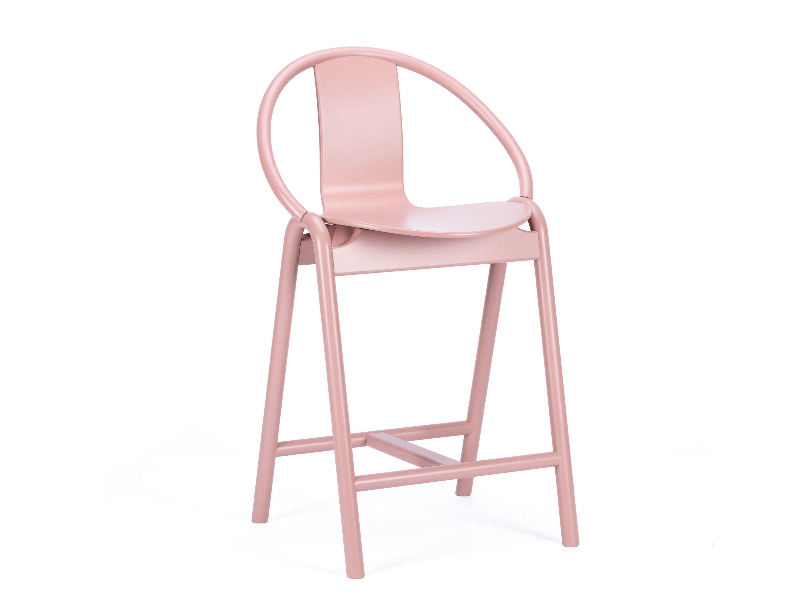 Высокий деревянный стул со спинкой TON AGAIN ARCH-00060401 - Вид №26