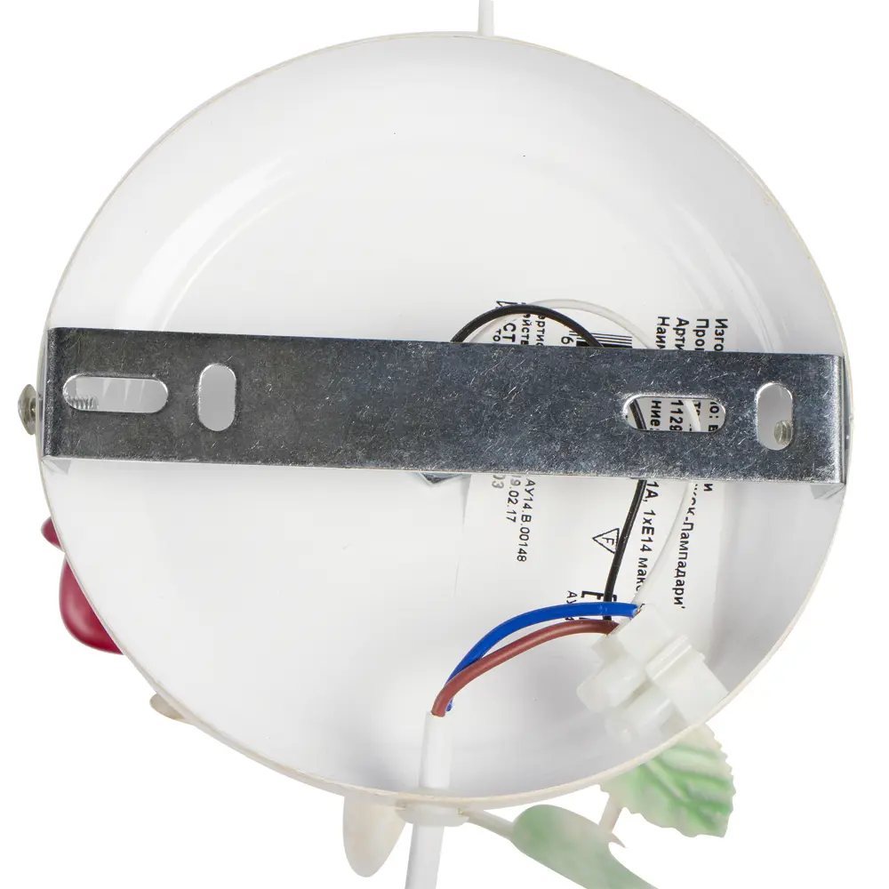 Бра Iris 1xE14x60 Вт, металл, цвет белый Vitaluce STLM-2086705 - Вид №1