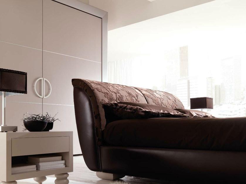 CorteZari Двуспальная кровать в коже Zoe silver 922 - Вид №1