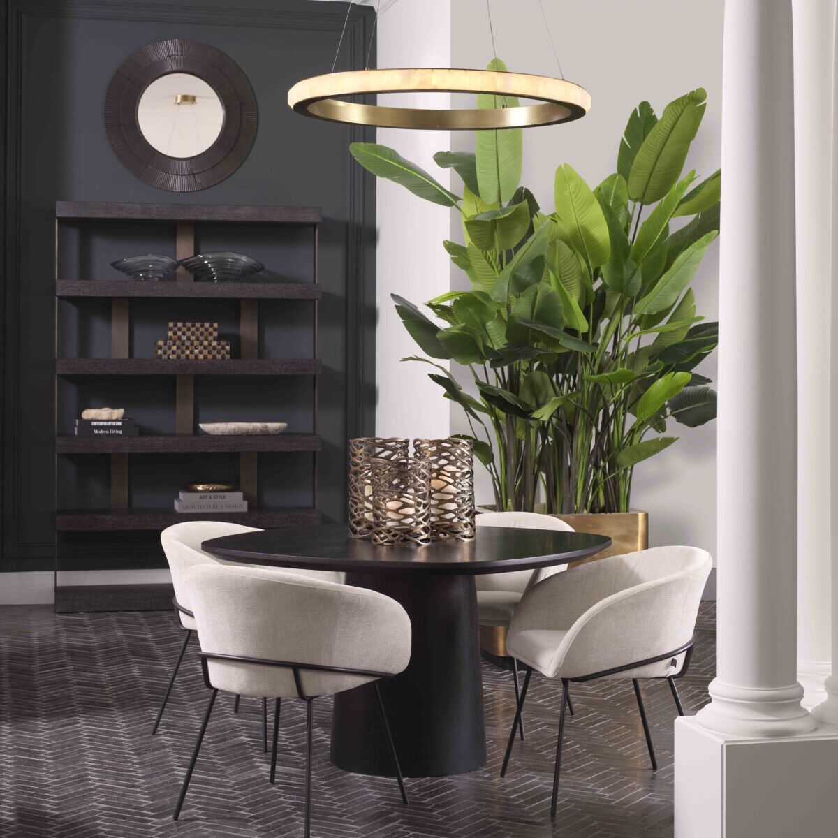 Мягкий стул из ткани Eichholtz CAMPUS ARCH-00052554 - Вид №3