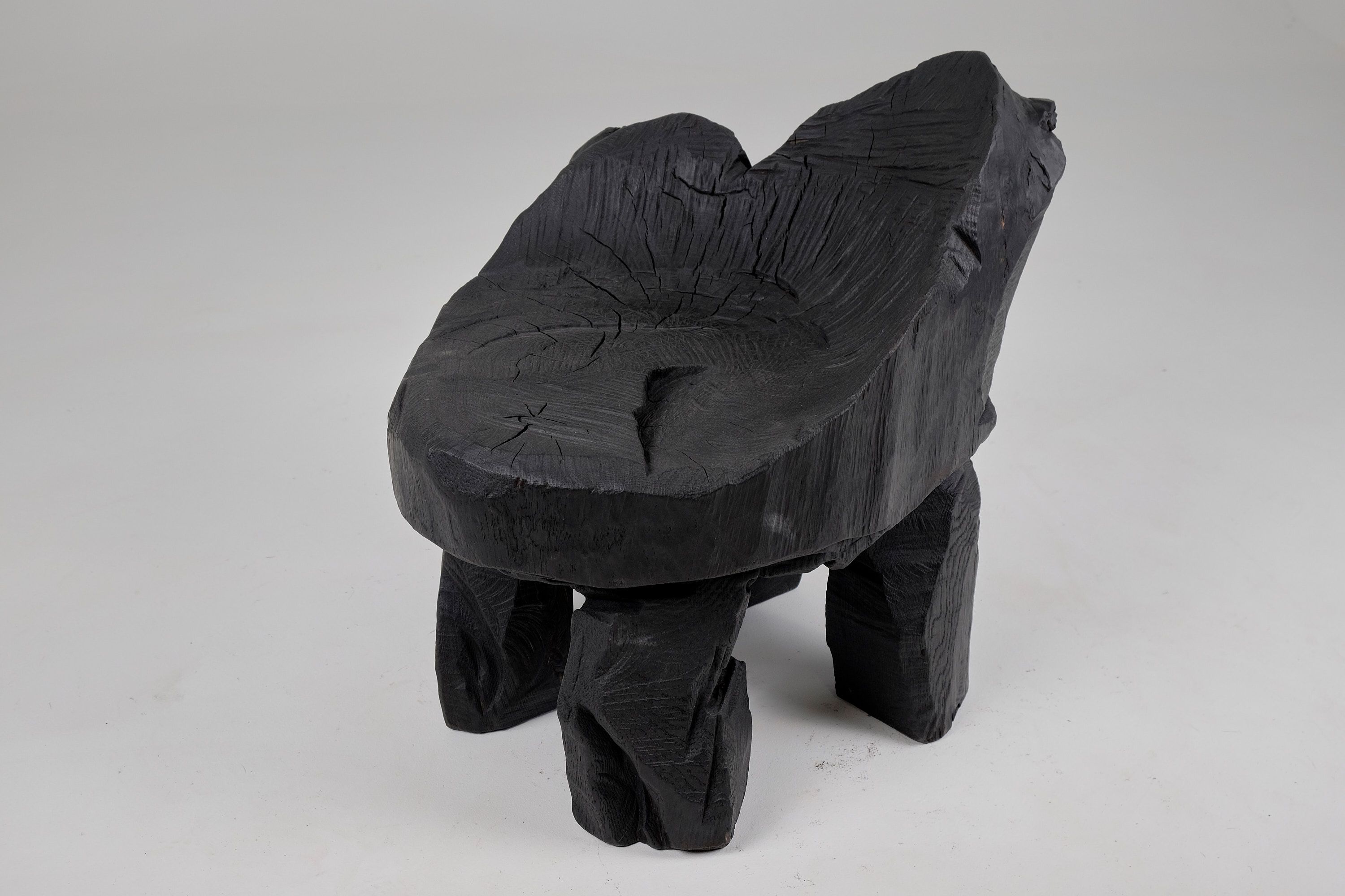 Низкий дубовый стул Logniture Jownik ARCH-00048410 - Вид №5