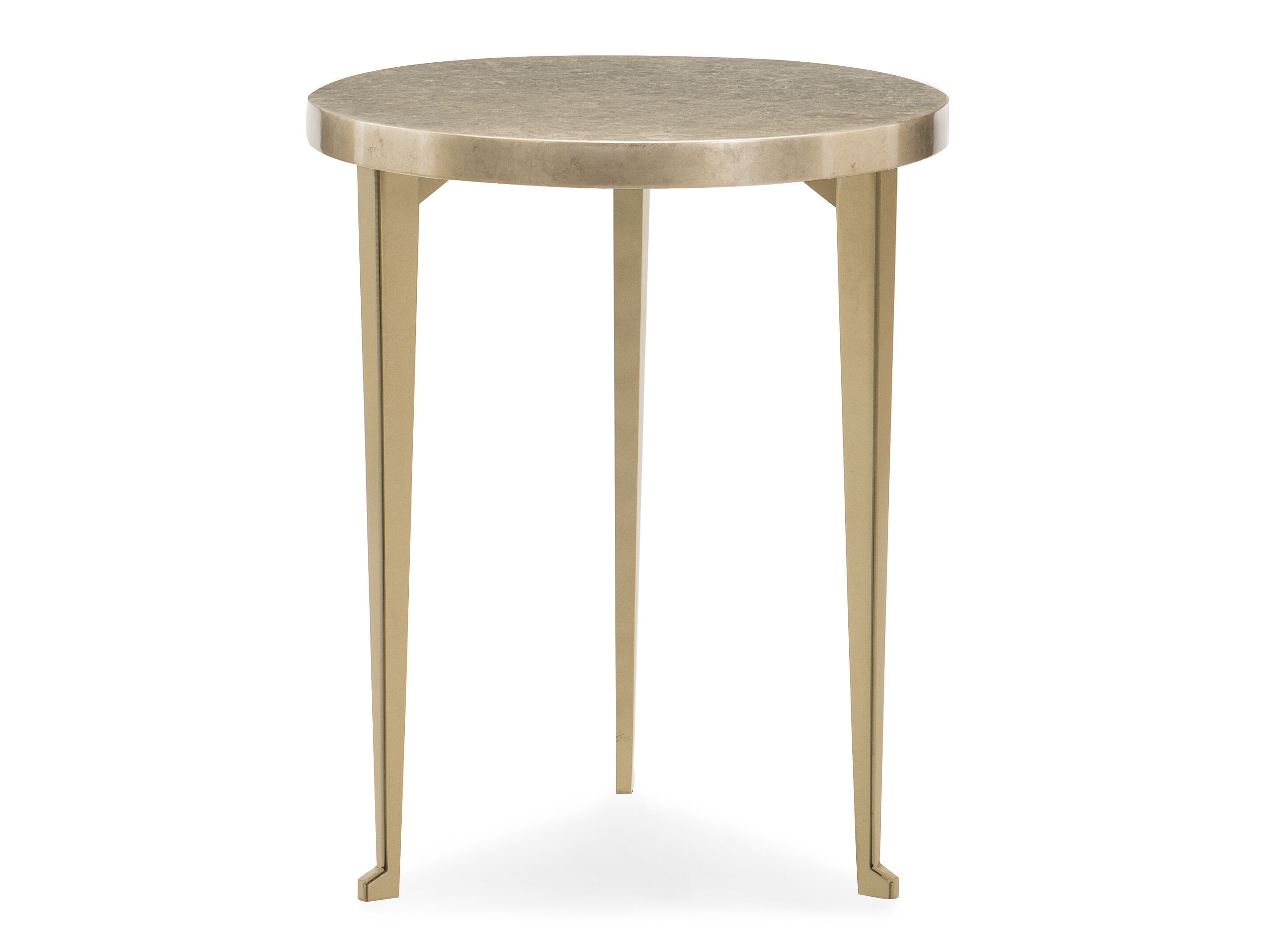 Высокий круглый деревянный журнальный столик Caracole HONEY BUNCH ARCH-00005667