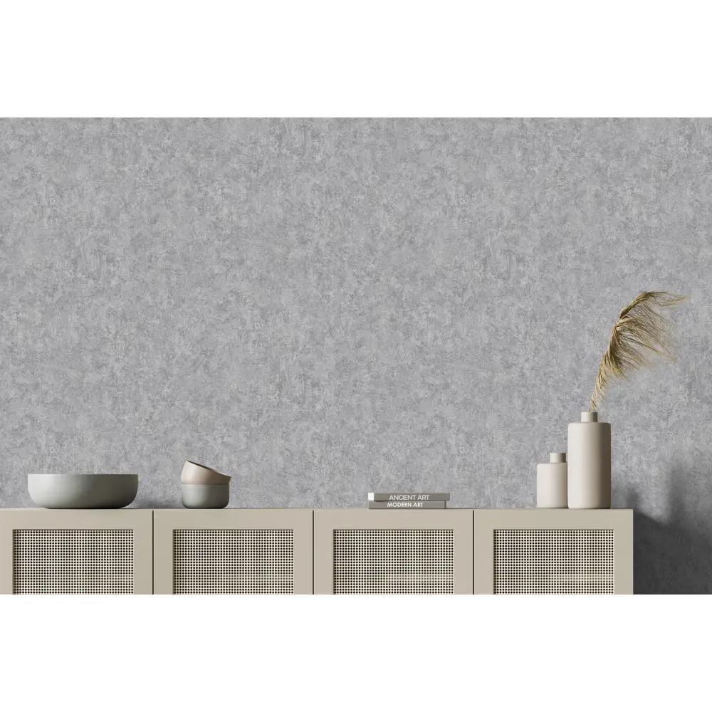 Обои флизелиновые Ateliero Cubus графитовые 1.06 м AT88294-15 STLM-2170893 - Вид №3