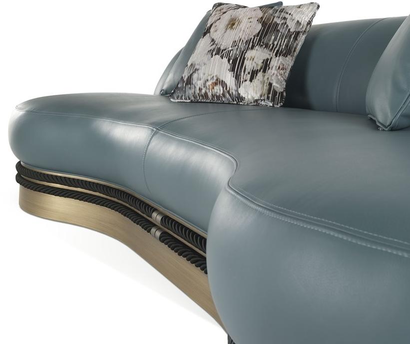 Gianfranco Ferré Home 3-х местный кожаный диван Alexander sun-id-1446116 - Вид №2