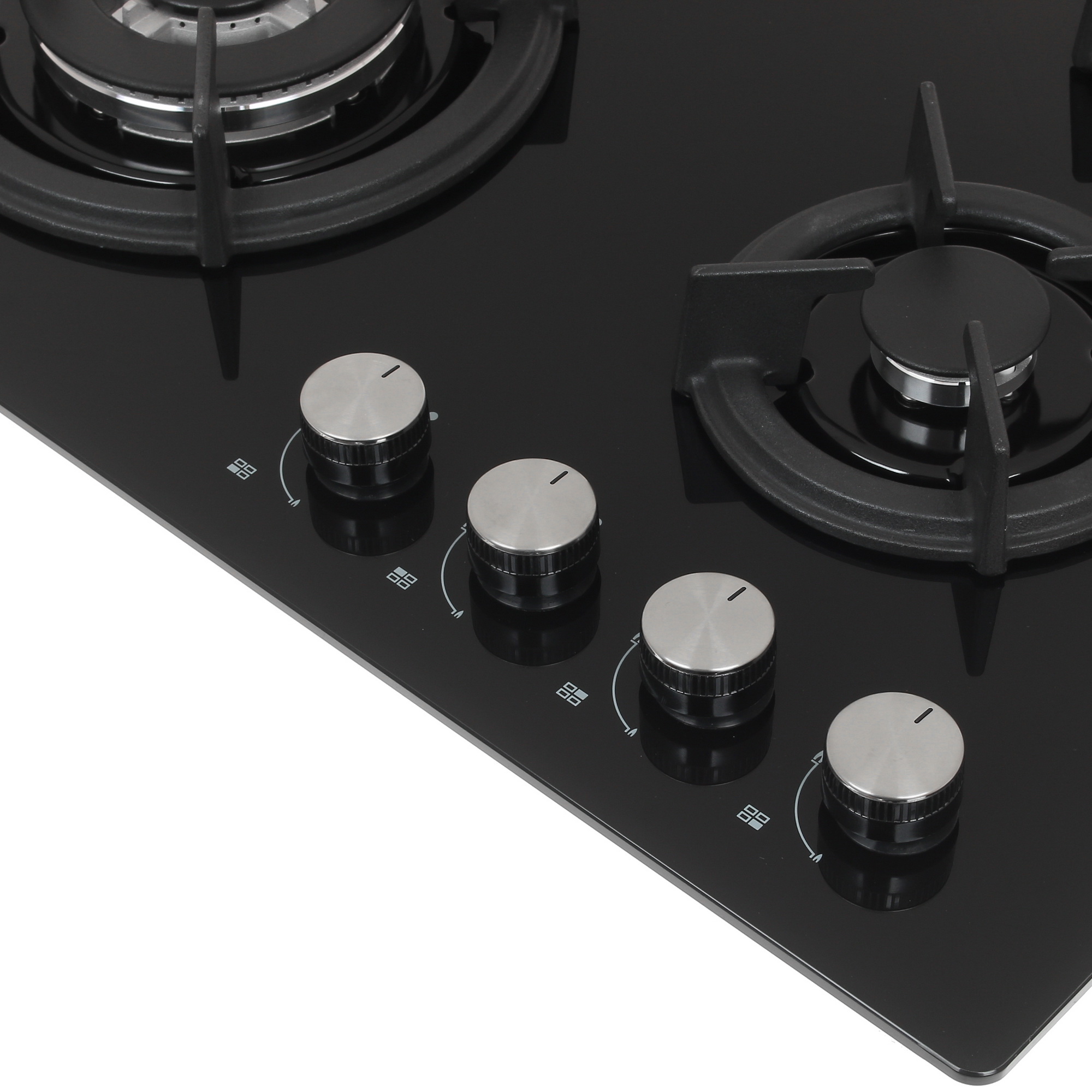 8124445 Газовая варочная поверхность Akpo PGA 604 RGC-T BL STDN-0077757 - Вид №2