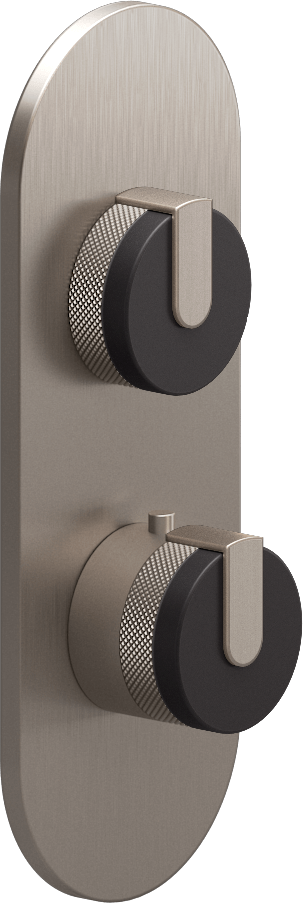 E-8026-R1GME0-L1SN-SN-T Планка M-Series с 2 ручками - Внешняя часть GRAFF MOD+