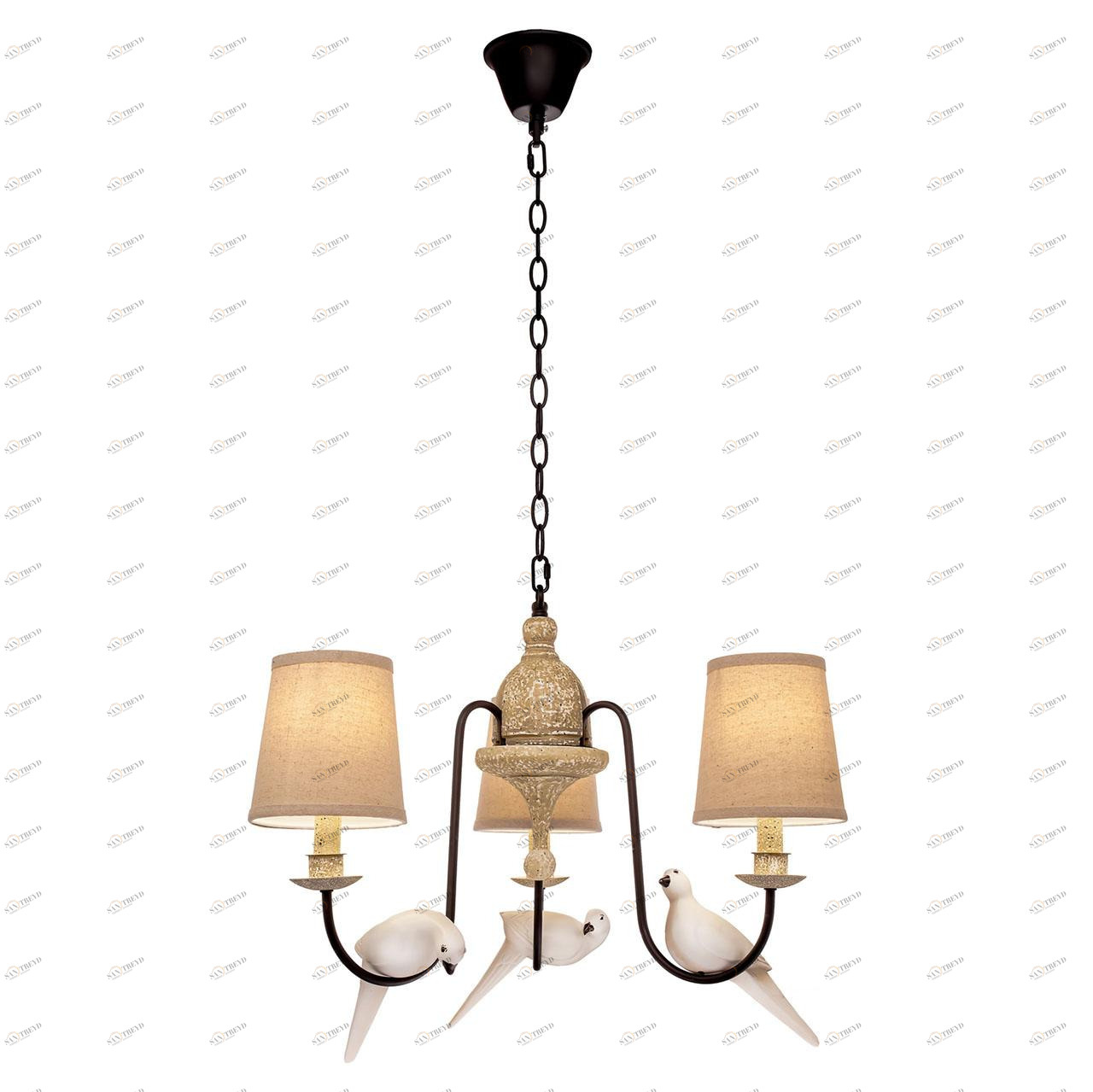 Подвесная люстра Loft IT Loft1029A-3 LOFT IT ДИЗАЙНЕРСКИЕ, LOFT1029 075088 Бежевый 