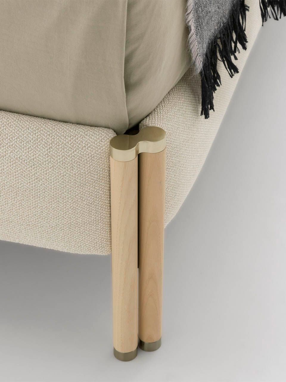 Двуспальная кровать из ткани Pianca BRICOLA ARCH-00101778 - Вид №2