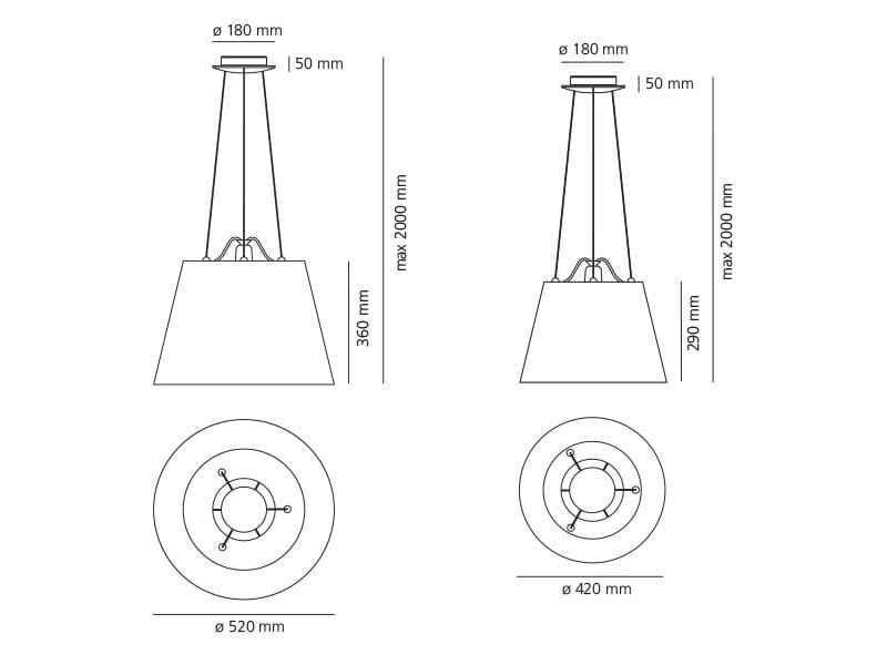 Затемняемый светодиодный подвесной светильник Artemide Птолемей ARCH-00047529 - Вид №3
