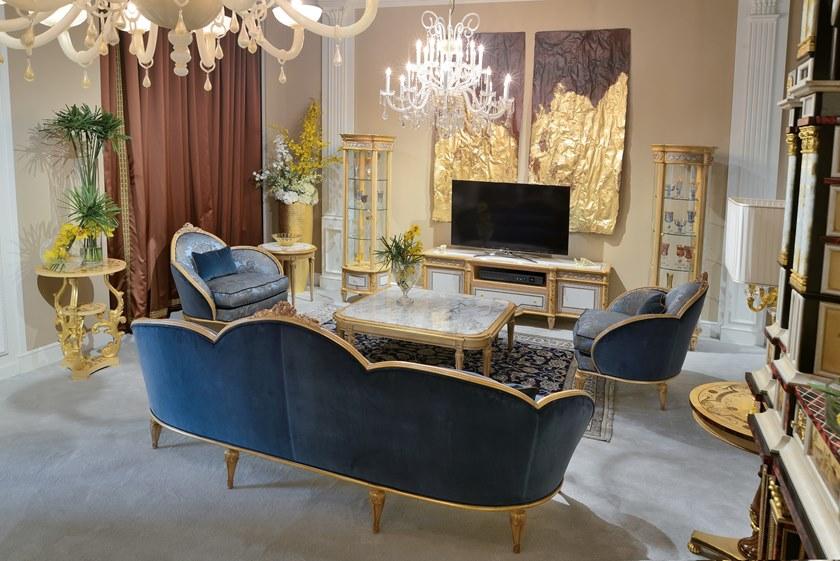 Bellotti Ezio Кресло из ткани с подлокотниками 4970 4972  - Вид №1