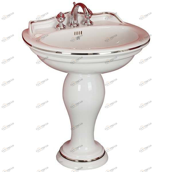 ML.MLD-25.773.d1 Подвесная раковина настенная круглая Migliore  золотая 