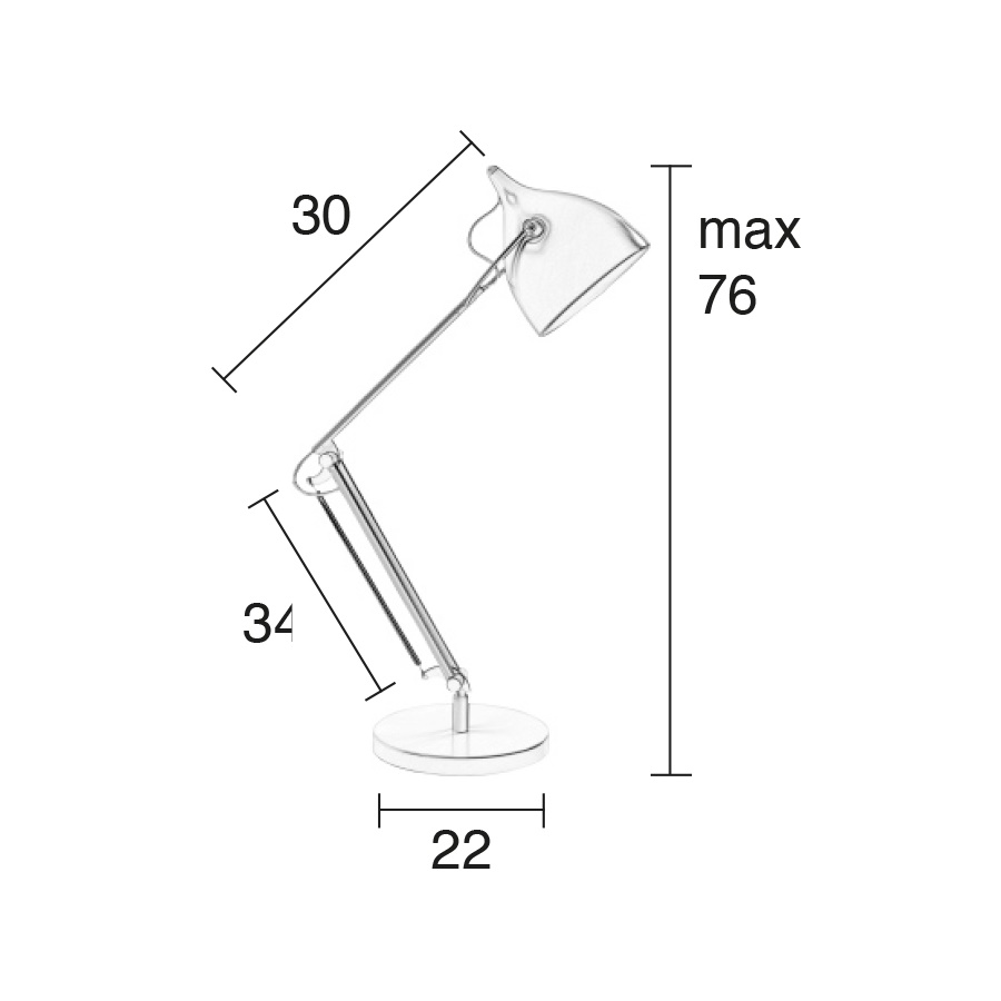 Лампа Reader, матовая белая Zuiver 5200001 - Вид №9