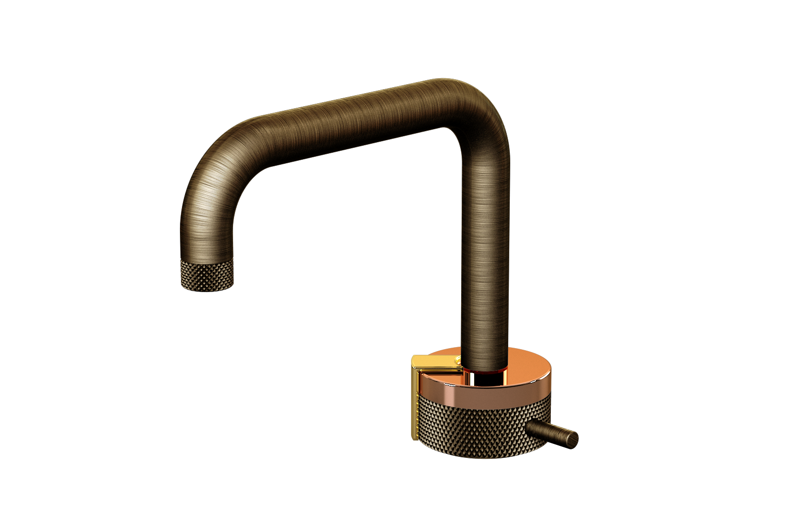 E-11500-R1RG-L2AU-VBB Однорычажный прогрессивный смеситель для раковины - излив 15,3см GRAFF MOD+