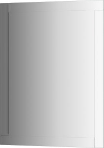 BY 0810 Зеркало с зеркальным обрамлением EVOFORM Style