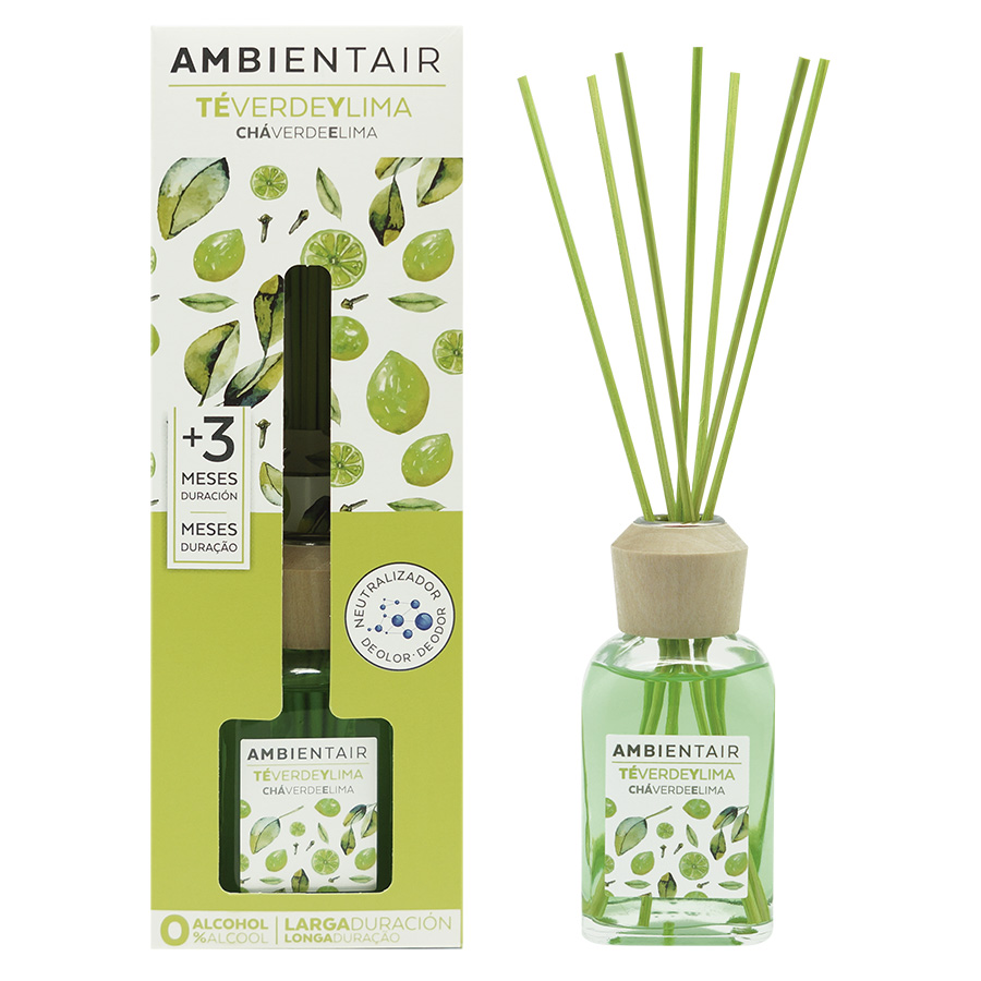 MK100TVAAGC Диффузор ароматический зеленый чай и лайм 100 мл Ambientair 