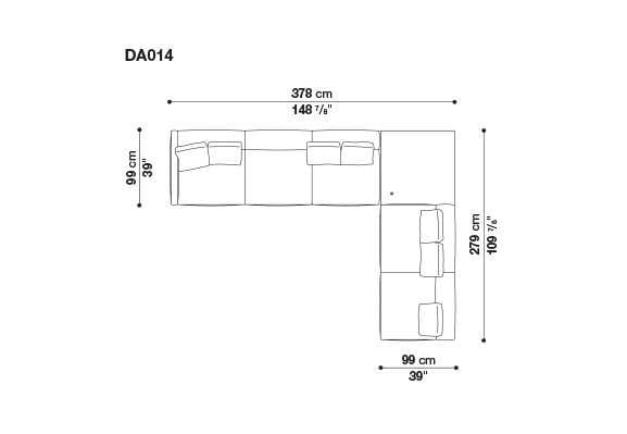 3-местный тканевый диван B&B Italia док ARCH-00033457 - Вид №93