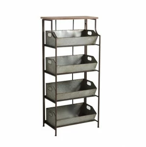 BLEU PROVENCE Высокий шкаф для ванной Industrialis Mbmetro3