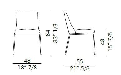 Кожаный мягкий стул EFORMA Max ARCH-00034543 - Вид №4