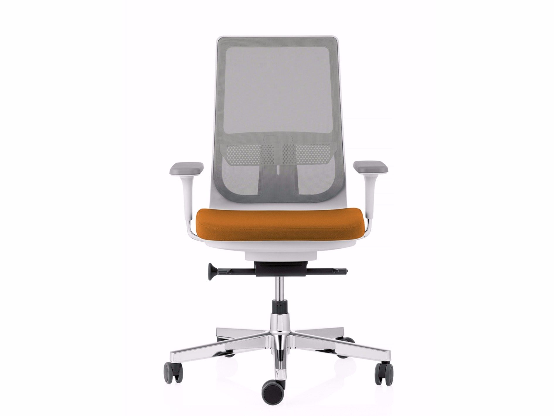 5-спицевое вращающееся сетчатое офисное кресло с колесами ICF PYLA MESH ARCH-00128670