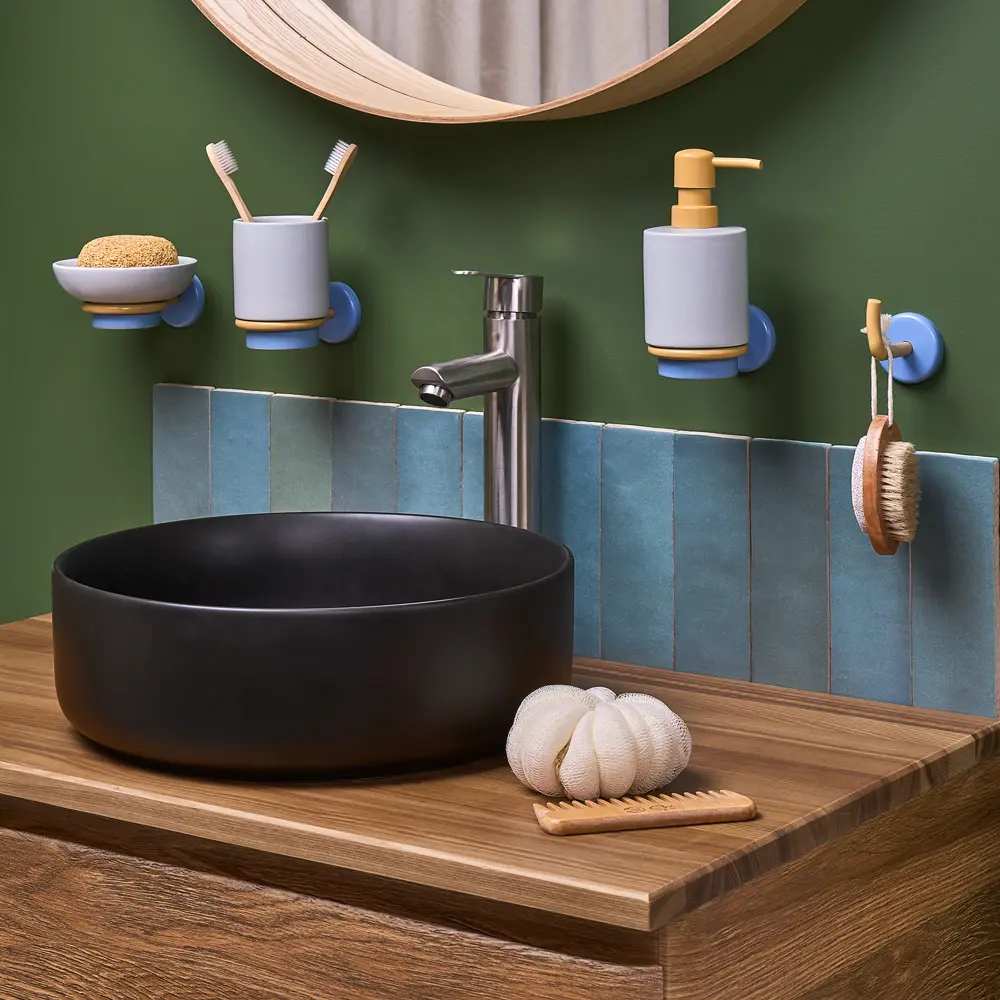 Крючок Moroshka Antrim алюминий цвет бежево-голубой STLM-2055212 - Вид №7