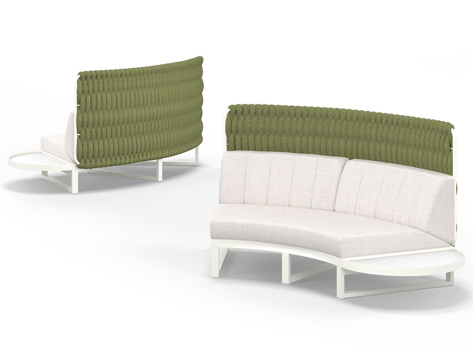 Модульный изогнутый садовый диван из ткани MAMAGREEN Munia ARCH-00036922 - Вид №11