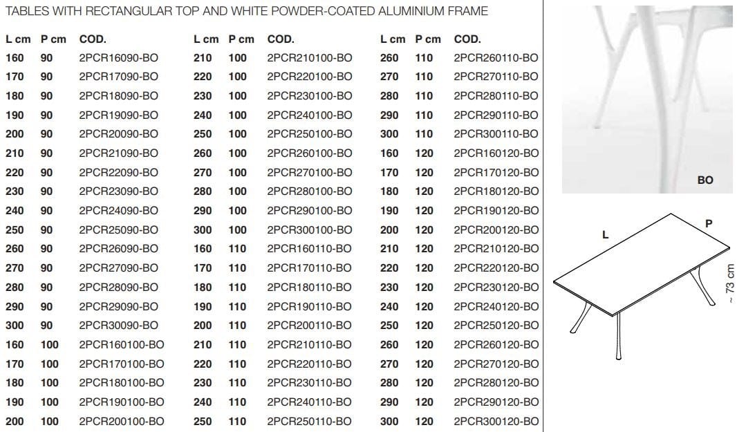 Прямоугольный бетонный стол Caimi Brevetti ARCH-00106102 - Вид №7