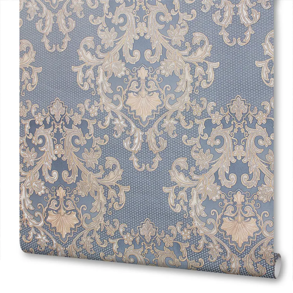 Обои флизелиновые Erismann Bellagio синие 1.06 м 3428-5 STLM-2012734