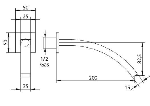 6339200000 Излив Bandini Seta Santreyd - Вид №2