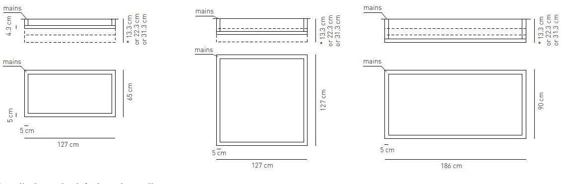 AXOLIGHT Настенный светильник из алюминия Framework sun-id-1393830 - Вид №6