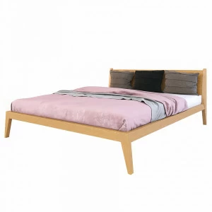 Кровать полутораспальная 140x200 светло-коричневая Fly BRAGIN DESIGN ДИЗАЙНЕРСКИЕ 256385 Бежевый